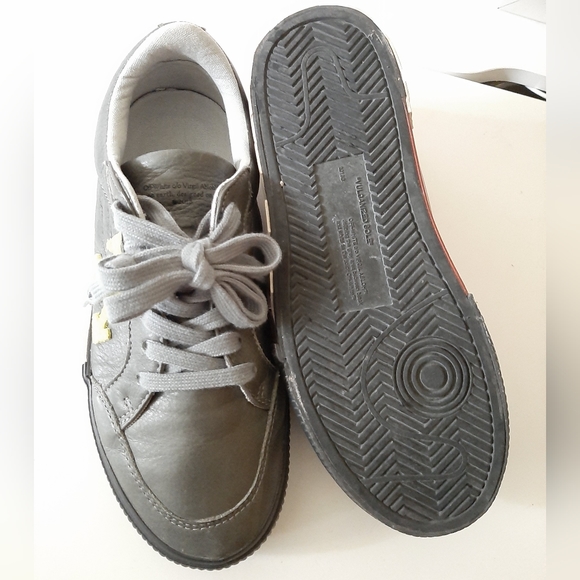 OFF WHITE Leather Vulcanized Lo-Top Sneakers - Picture 14 of 14